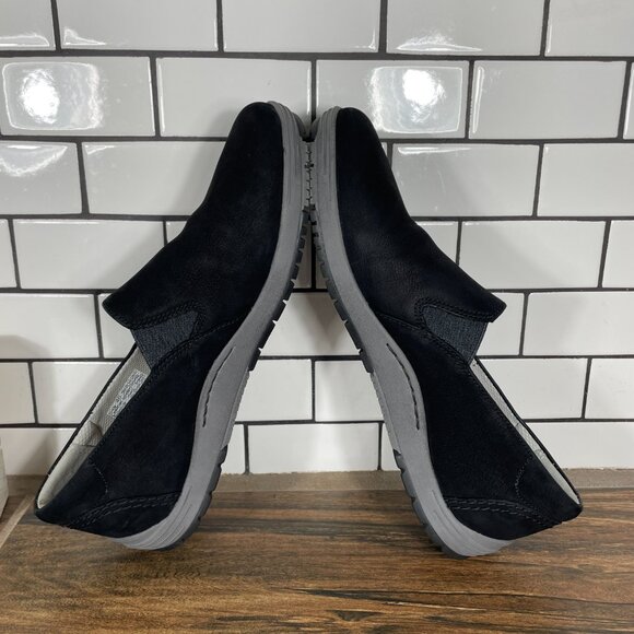 Dansko Laraine Womens Size EU 40 Shoes Black Waterproof Nubuck Casual Slip On - Picture 7 of 15